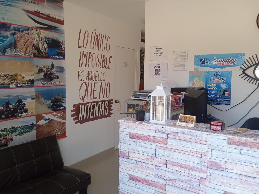 Hostal Brisa Marina Paracas Buitenkant foto